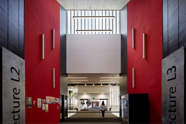 Winner - Enduring Architecture: L Block Lecture Theatres -The University of Waikato Te Whare Wananga o Waikato (1978) by Smith, Grant and Associates (architect Rod Smith).