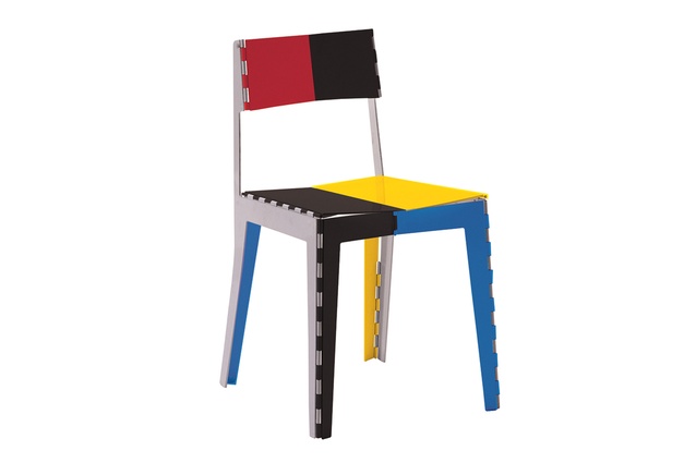 Goodrum's famous Stitch chair for Italian design firm, Cappellini, 2008.