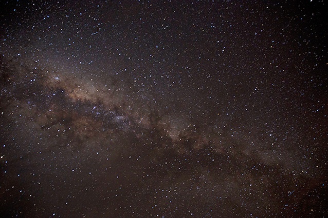 Night time at the shelters brings out the Milky Way in all its glory.