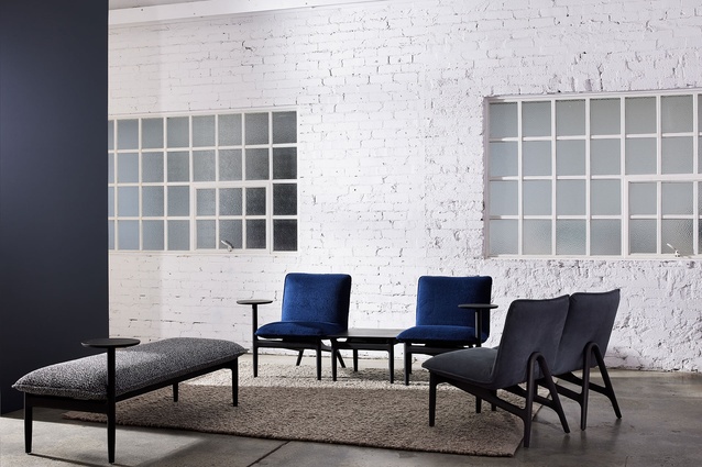The ALTER lounge chair and bench seat.