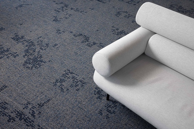 Mohawk Group Relaxing Floors carpet tiles and planks – mellow D. Using fractal design to create inspiring and relaxing environments. MellowD utilises a line-shaped seed which repeats at different magnifications.