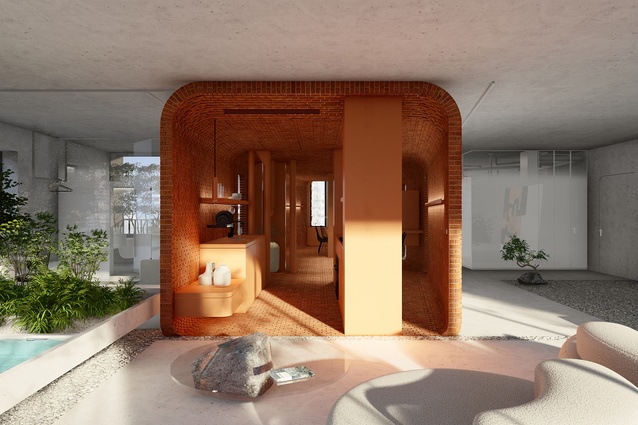 Middle Envelope Apartment by Cross Architecture. Shortlisted in the Residential category for Inside 2024.