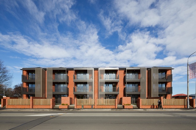 Winner - Housing - Multi Unit: 219 Riccarton Road by Architectus.
