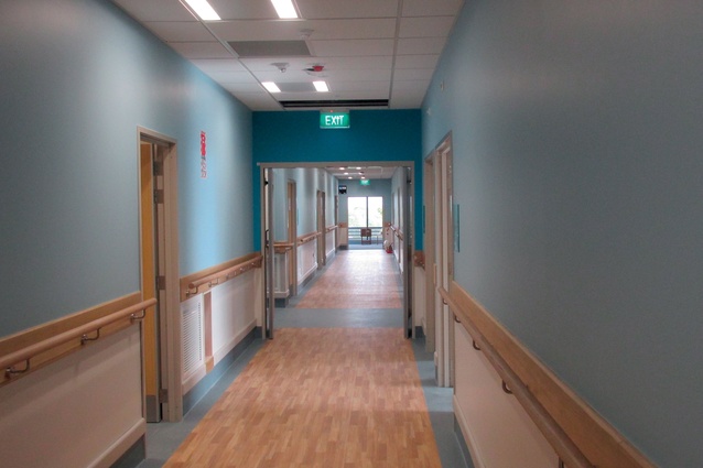 Interior of the new integrated family health centre.