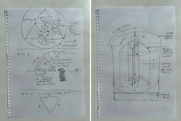 Early conceptualising show the design thinking behind the object.