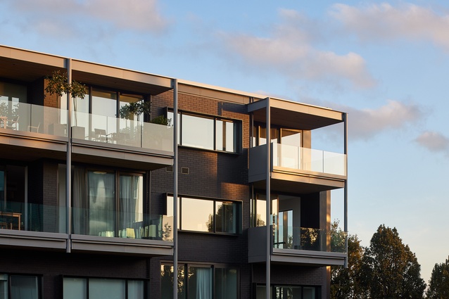 Winner - Housing - Multi Unit: Hills Residences by Edwards White Architects.