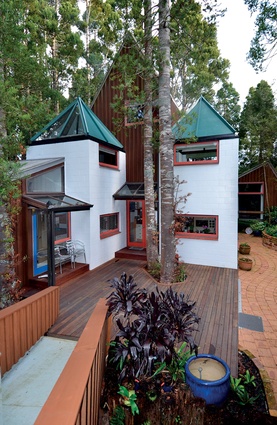 Family house in amongst kauri trees in Birkenhead, Auckland. 
