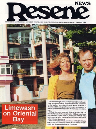 Claire Athfield and Ian Dickson are front page news back in autumn of '91.
