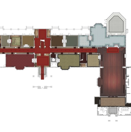 Finishes plan for Government House.