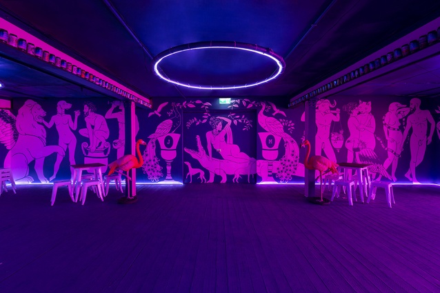 Resene Total Colour Commercial Interior + Public Space Award: Bacchanalia Bar by Justine McAllister.