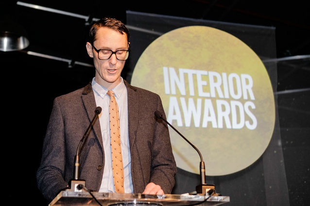 Michael Barrett, editor Interior magazine, kicking off the awards presentation.