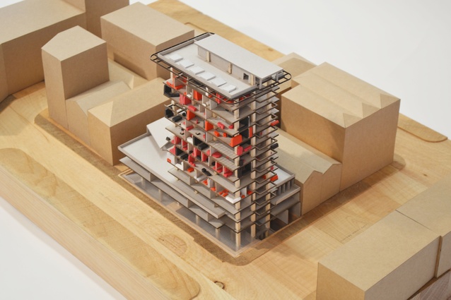 The thesis, titled <em>High-Density Flexible Housing: A New Format for Living in Auckland’s Office Towers</em>, also explored the reuse of B-Grade office towers as a solution to housing issues.