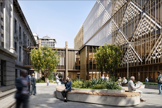 Museum Street’s mass timber design aligns with Studio Pacific Architecture’s broader strategy to achieve a 6-Star Green Star rating.