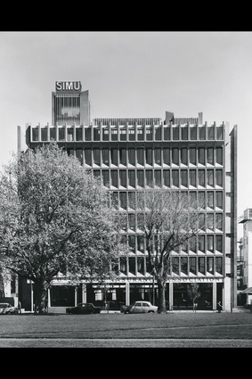 The SIMU Mutual Insurance Association building, 1970, was also demolished following the earthquakes.