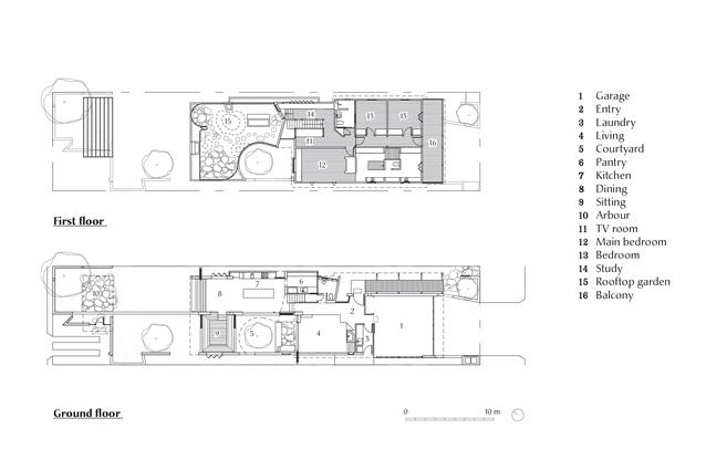 Plans of Gibbon Street by Cavill Architects.