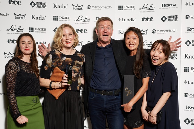 From left to right: Anna Synge, Sarah Bryant, Tim Hooson, Patricia Lai and Hyunsoo Song from Jasmax. 