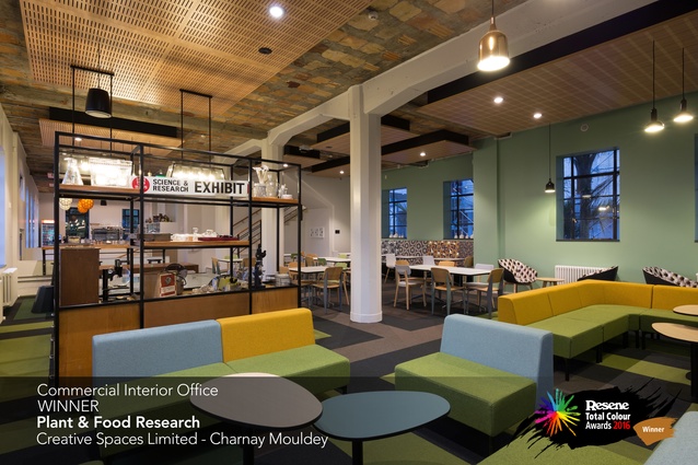 Commercial Interior Office Award winner: Plant & Food Research by Charnay Mouldey of Creative Spaces Limited.