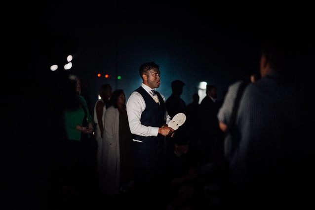 Kingi Makoare at the opening ceremony. 