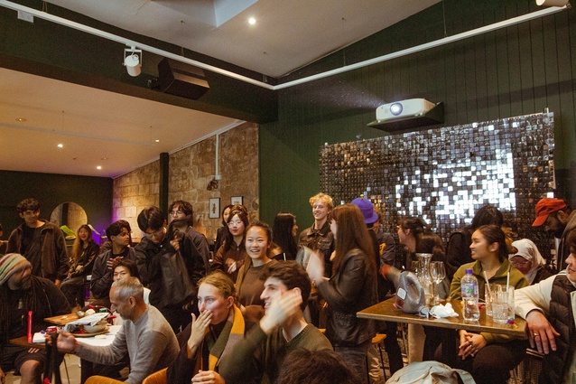 Students gather for the awards held at The Bridgman in the Auckland suburb of Mt Eden.