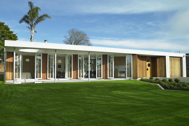 Te Awamutu House by Stevens Lawson Architects Ltd was a winner in the Housing and Sustainability categories.