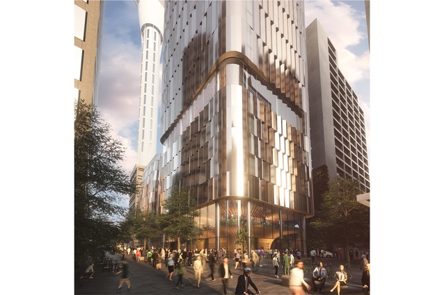 Judge's said the Woods Bagot design was chosen for its activation of Federal Street as a pedestrian hub.