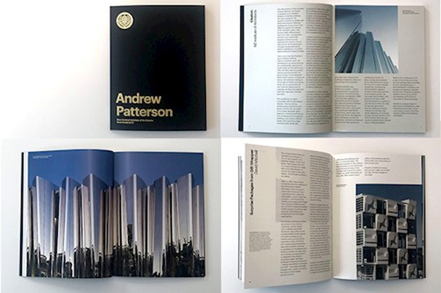 The Andrew Patterson Gold Medal book is published by the New Zealand Institute of Architects.