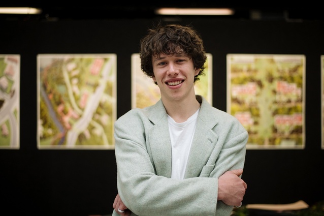 Will Martel, overall winner of the 2023 Warren Trust Awards for Architectural Writing.