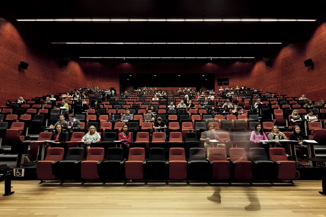 A large lecture theatre.