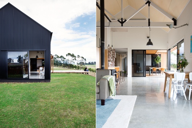 A barn-like home has been awarded the top prize in the 2014 National ADNZ/Resene Architectural Design Awards.