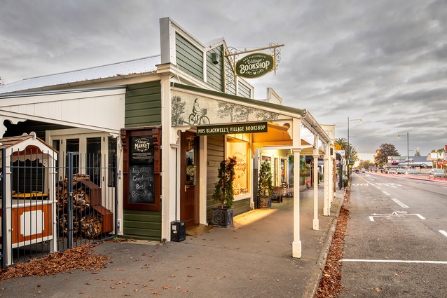 Mrs Blackwell’s Village Bookshop by Mackit Architecture, winner of the 2024 National Award for Commercial Interiors and Fitouts.