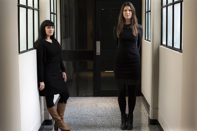 Co-founders of Bureaux, Jessica Barter (left) and Maggie Carroll. 