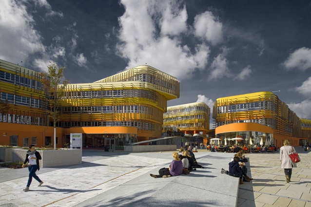 Exterior Colour Prize winner: Departments Of Law And Central Administration, Vienna University of Economics and Business, Austria, by Cook Robotham Architectural Bureau.