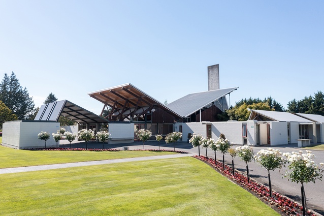 Harewood Memorial Gardens Crematorium (Warren & Mahoney, 1963).