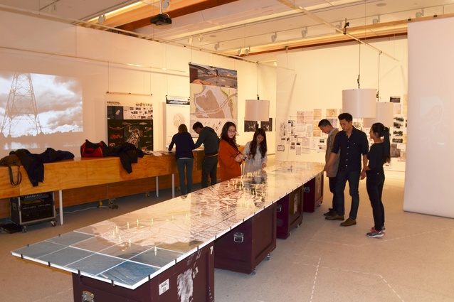 The Muddy Urbanism Studio Exhibition at the Auckland Art Gallery was displayed as part of the Fifth Auckland Triennial.