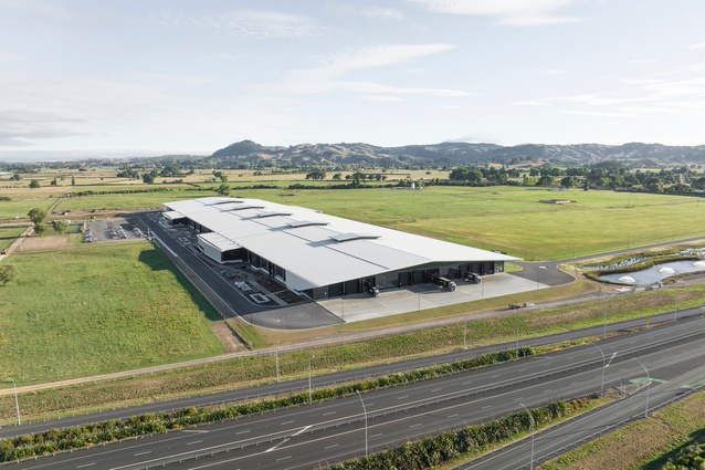 Hautapu manufacturing facility by Jasmax, Hamilton, New Zealand.