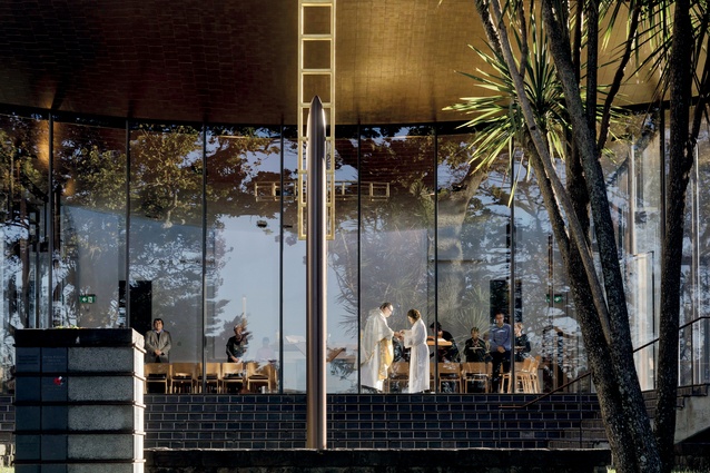 Bishop Selwyn Chapel at Holy Trinity Cathedral, Parnell Auckland, by Fearon Hay Architects. Highly Commended in the Religion – Completed Buildings category.
