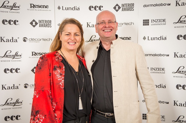 Nigel Rye and friend Jo Monaghan at the 2017 Interior Awards, an event Nigel gave invaluable support to from the programme’s inception in 2011.