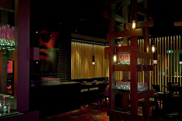 Best Restaurant Design (joint winner): Spice Temple Melbourne by 1:1 Architects in Association with Grant Cheyne.  