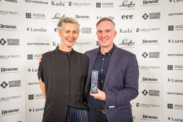 Kathy Waghorn and Dr Charles Walker (Future Islands): winners of the Installation Award for the New Zealand pavilion at the 2016 Venice Architecture Biennale.
