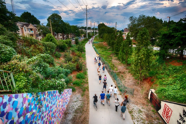 The Atlanta Beltline – connecting 45 neighbourhoods.