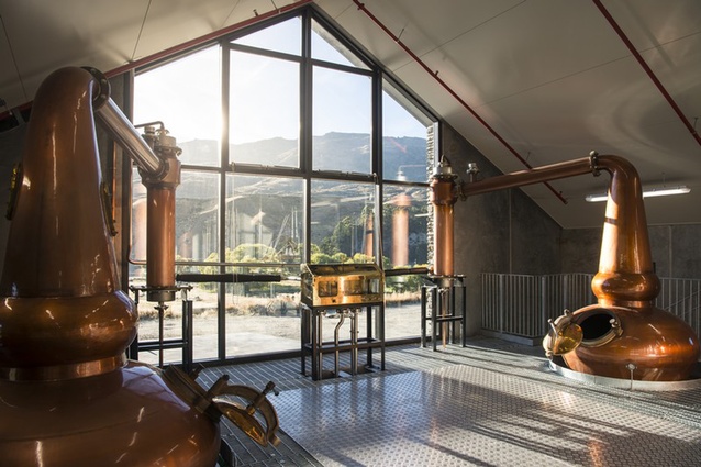 Cardrona distillery and musuem in the Cardrona Valley, New Zealand by Condon Scott Architects. This project is one of the southernmost distilleries in the world and the building was designed to blend with, but sit strongly, in its place.