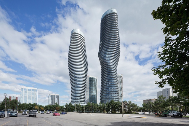 A breakthrough building for MAD Architects was the Absolute Towers, completed in 2016 in Ontario, Canada. 