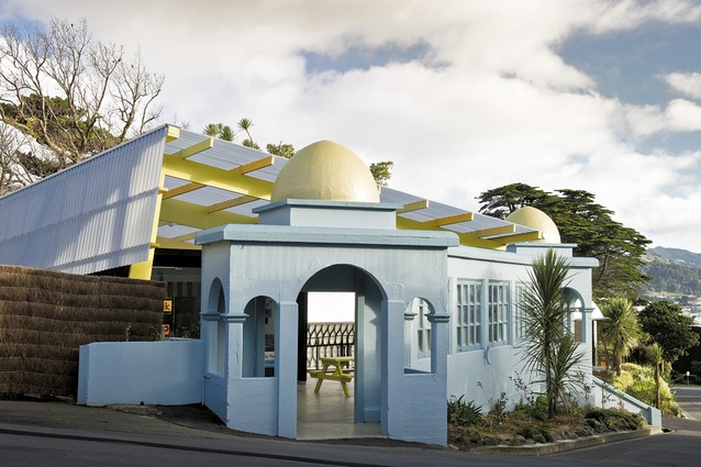 The existing Elephant House, with its Eastern-inspired domes and arches, has been repurposed as a tuckshop and seating area. 