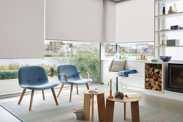 Luxaflex Roller Blinds can be controlled using voice commands, remote control or through an app on your phone.