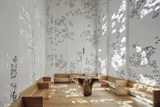 World Interior of the Year: Fractal Chapel at State Hospital Graz by Innocad Architecture.