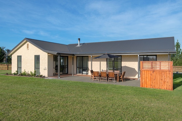 Ministry of Business, Innovation & Employment New Homes under $250,000 and Gold Award winning house by Trendsetter Homes Christchurch in North Canterbury.