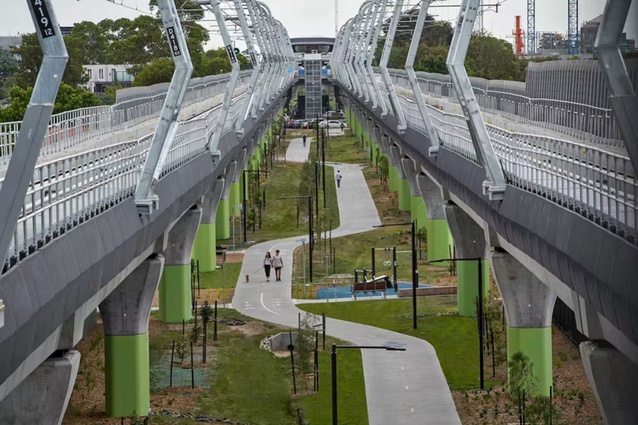 The Caulfield to Dandenong Level Crossing Removal Project by Cox Architects and Aspect Landscape Architects. 