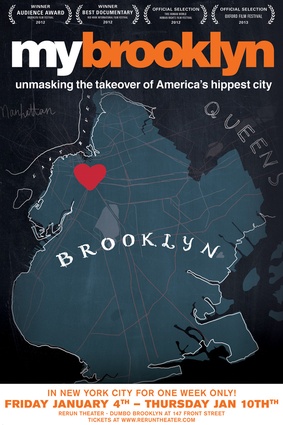 Movie poster for the documentary film <em>My Brooklyn</em>.