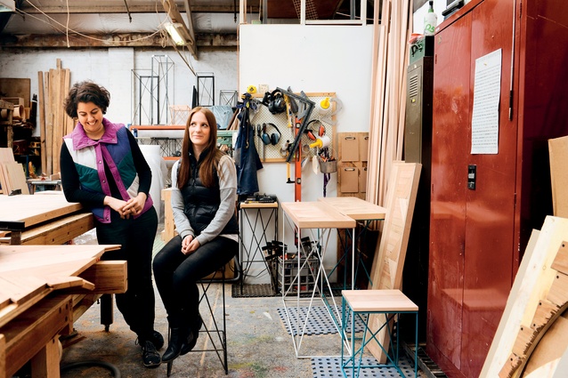 Redfox & Wilcox: Tara Wilcox and Nicola Grey in their Collingwood workshop.