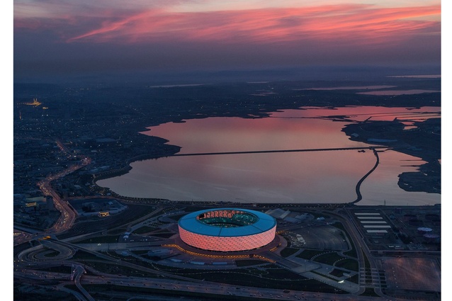 Sense of Place category: Photographer: Victor Romero. Baku National Stadium, Azerbaijan. Architect: ROSSETTI with Heerim Architects.